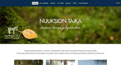 Desktop Screenshot of nuuksiontaika.fi