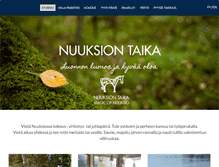Tablet Screenshot of nuuksiontaika.fi